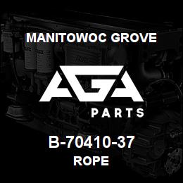 B-70410-37 Manitowoc Grove ROPE | AGA Parts