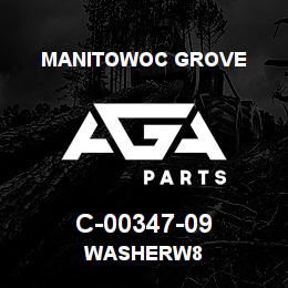 C-00347-09 Manitowoc Grove WASHERW8 | AGA Parts