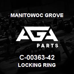 C-00363-42 Manitowoc Grove LOCKING RING | AGA Parts
