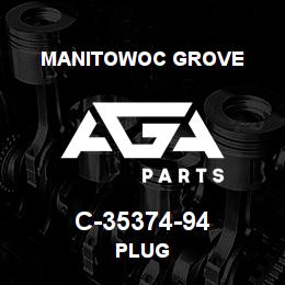 C-35374-94 Manitowoc Grove PLUG | AGA Parts