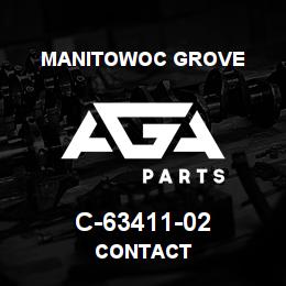 C-63411-02 Manitowoc Grove CONTACT | AGA Parts