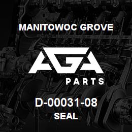 D-00031-08 Manitowoc Grove SEAL | AGA Parts