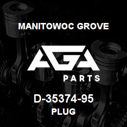 D-35374-95 Manitowoc Grove PLUG | AGA Parts