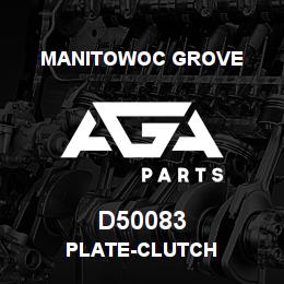 D50083 Manitowoc Grove PLATE-CLUTCH | AGA Parts