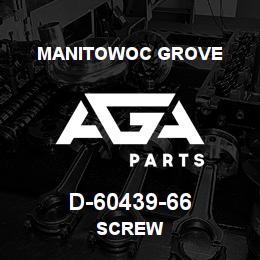 D-60439-66 Manitowoc Grove SCREW | AGA Parts