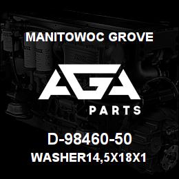 D-98460-50 Manitowoc Grove WASHER14,5x18x1 | AGA Parts