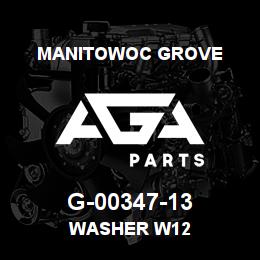 G-00347-13 Manitowoc Grove WASHER W12 | AGA Parts