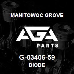 G-03406-59 Manitowoc Grove DIODE | AGA Parts