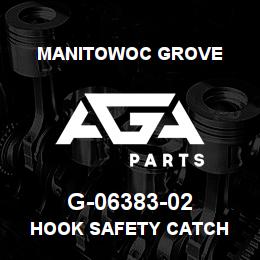 G-06383-02 Manitowoc Grove HOOK SAFETY CATCH | AGA Parts