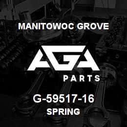 G-59517-16 Manitowoc Grove SPRING | AGA Parts