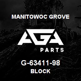 G-63411-98 Manitowoc Grove BLOCK | AGA Parts