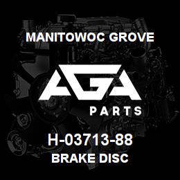 H-03713-88 Manitowoc Grove BRAKE DISC | AGA Parts