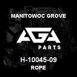 H-10045-09 Manitowoc Grove ROPE | AGA Parts