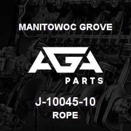 J-10045-10 Manitowoc Grove ROPE | AGA Parts