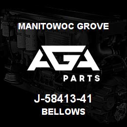 J-58413-41 Manitowoc Grove BELLOWS | AGA Parts