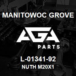 L-01341-92 Manitowoc Grove NUTH M20X1 | AGA Parts