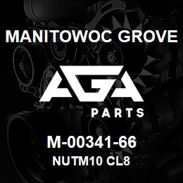 M-00341-66 Manitowoc Grove NUTM10 C.L8 | AGA Parts