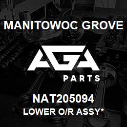 NAT205094 Manitowoc Grove LOWER O/R ASSY | AGA Parts