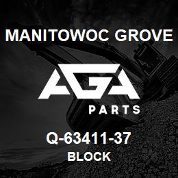 Q-63411-37 Manitowoc Grove BLOCK | AGA Parts