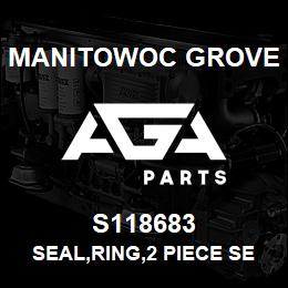S118683 Manitowoc Grove SEAL,RING,2 PIECE SET | AGA Parts