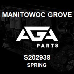 S202938 Manitowoc Grove SPRING | AGA Parts