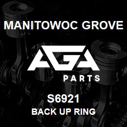 S6921 Manitowoc Grove BACK UP RING | AGA Parts