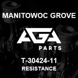 T-30424-11 Manitowoc Grove RESISTANCE | AGA Parts