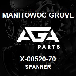 X-00520-70 Manitowoc Grove SPANNER | AGA Parts