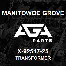 X-92517-25 Manitowoc Grove TRANSFORMER | AGA Parts