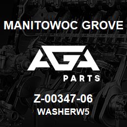 Z-00347-06 Manitowoc Grove WASHERW5 | AGA Parts
