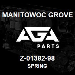 Z-01382-98 Manitowoc Grove SPRING | AGA Parts