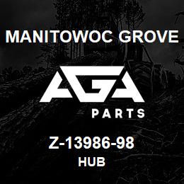 Z-13986-98 Manitowoc Grove HUB | AGA Parts