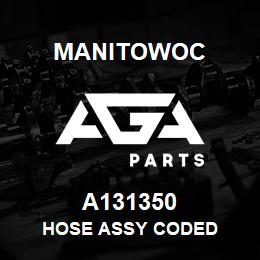 A131350 Manitowoc HOSE ASSY CODED | AGA Parts