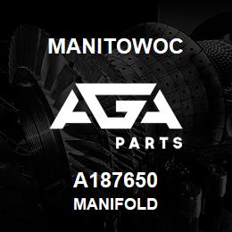 A187650 Manitowoc MANIFOLD | AGA Parts