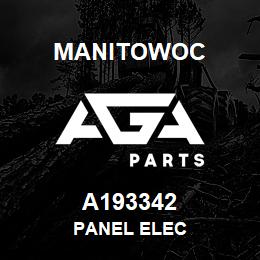 A193342 Manitowoc PANEL ELEC | AGA Parts