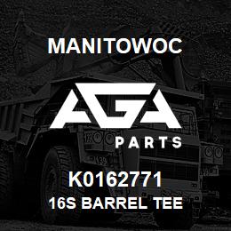 K0162771 Manitowoc 16S BARREL TEE | AGA Parts