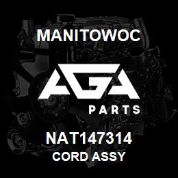 NAT147314 Manitowoc CORD ASSY | AGA Parts