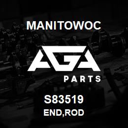 S83519 Manitowoc END,ROD | AGA Parts