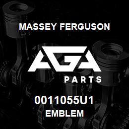 0011055U1 Massey Ferguson EMBLEM | AGA Parts