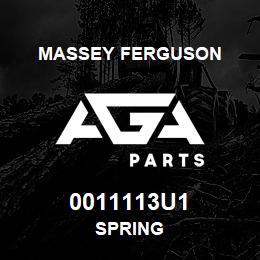 0011113U1 Massey Ferguson SPRING | AGA Parts