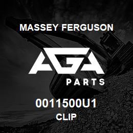0011500U1 Massey Ferguson CLIP | AGA Parts