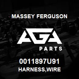 0011897U91 Massey Ferguson HARNESS,WIRE | AGA Parts