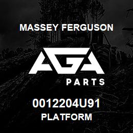 0012204U91 Massey Ferguson PLATFORM | AGA Parts
