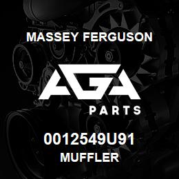 0012549U91 Massey Ferguson MUFFLER | AGA Parts
