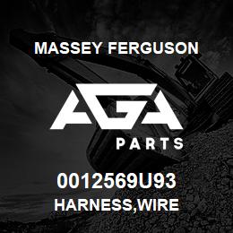 0012569U93 Massey Ferguson HARNESS,WIRE | AGA Parts