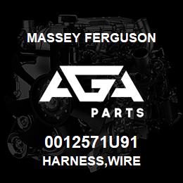 0012571U91 Massey Ferguson HARNESS,WIRE | AGA Parts