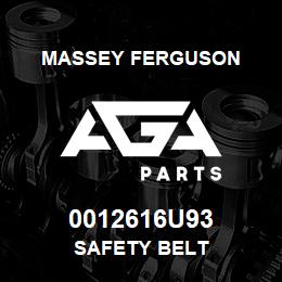 0012616U93 Massey Ferguson SAFETY BELT | AGA Parts