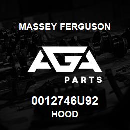 0012746U92 Massey Ferguson HOOD | AGA Parts