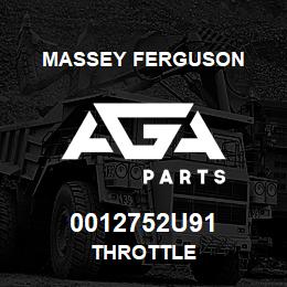 0012752U91 Massey Ferguson THROTTLE | AGA Parts