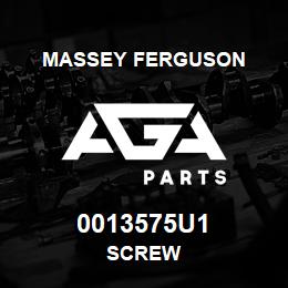 0013575U1 Massey Ferguson SCREW | AGA Parts